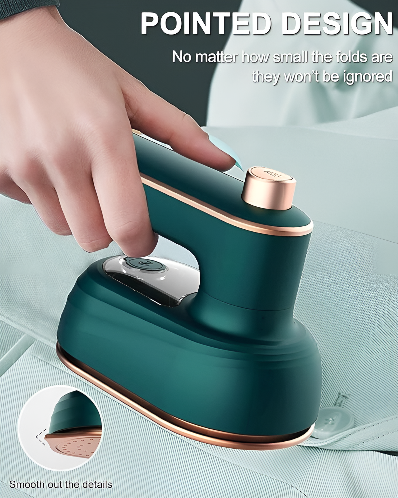 Striqlo Handheld Mini Steamer – Quick Ironing Anywhere
