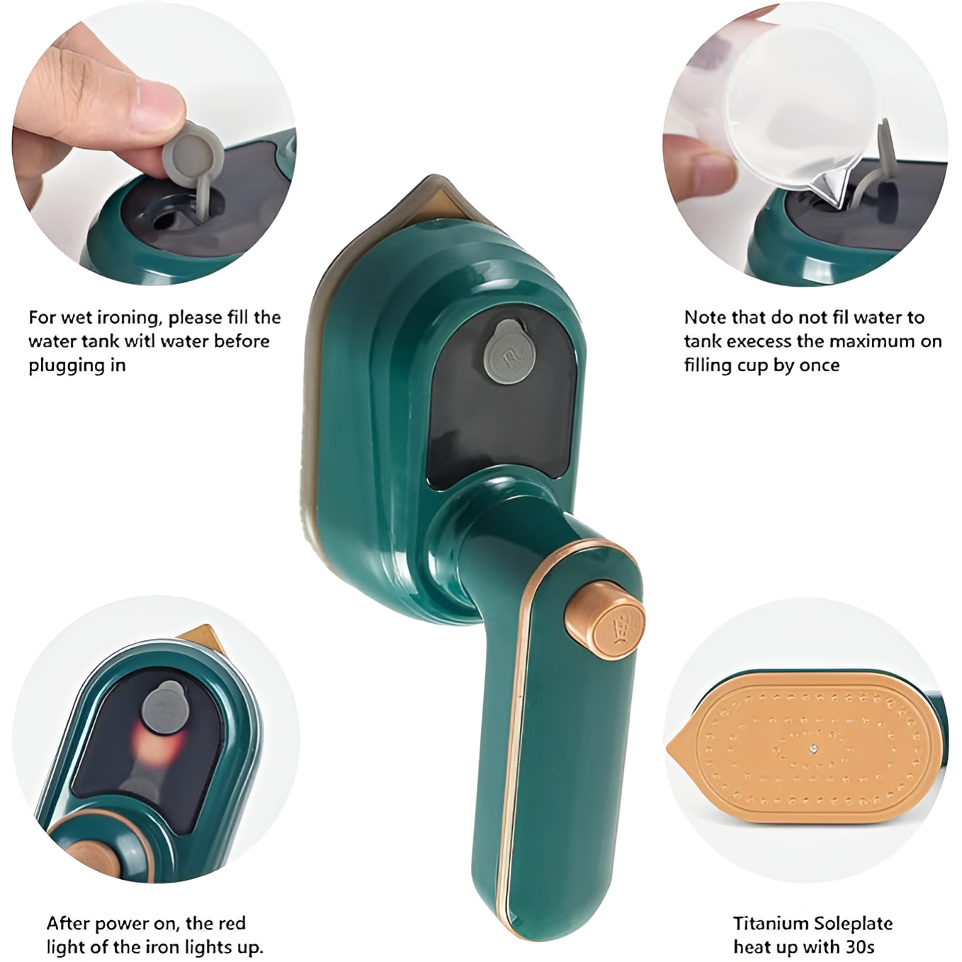 Striqlo Handheld Mini Steamer – Quick Ironing Anywhere