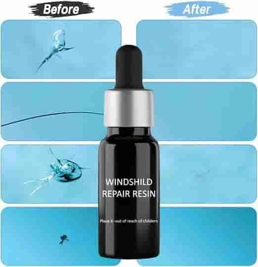 Glass Repair Serum Kit – Quick Fix for Cracked Glass & Windshields (Pack of 2)