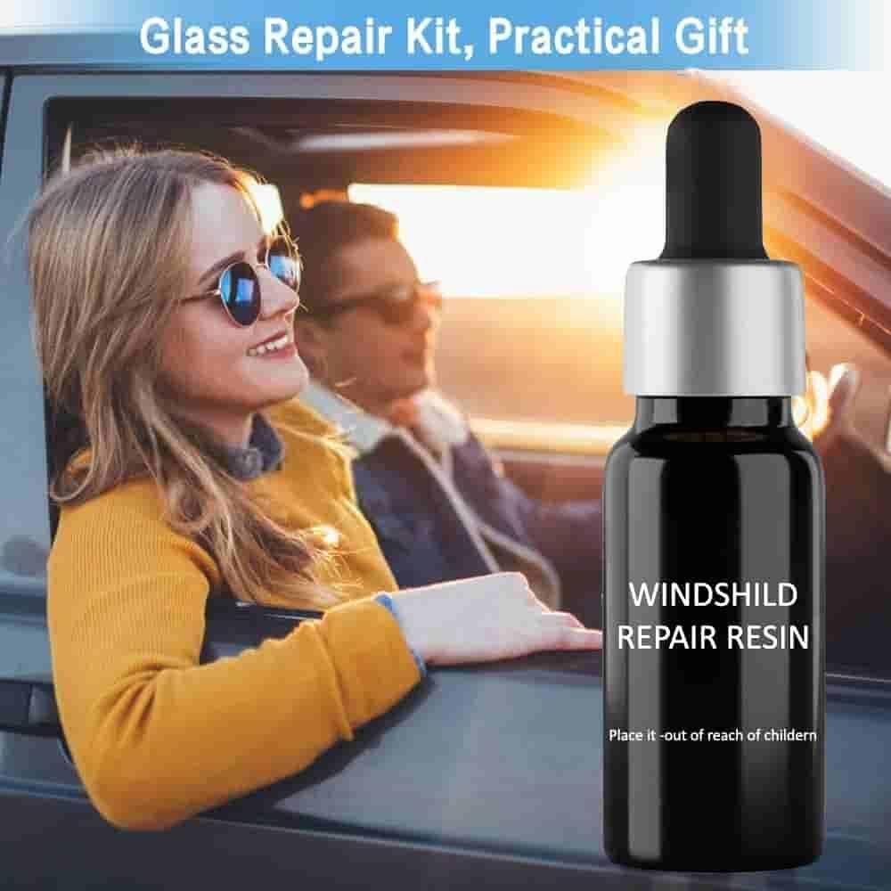 Glass Repair Serum Kit – Quick Fix for Cracked Glass & Windshields (Pack of 2)