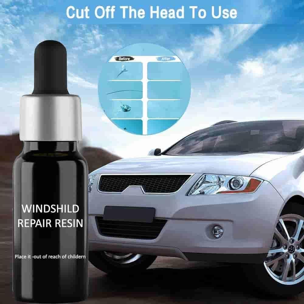 Glass Repair Serum Kit – Quick Fix for Cracked Glass & Windshields (Pack of 2)
