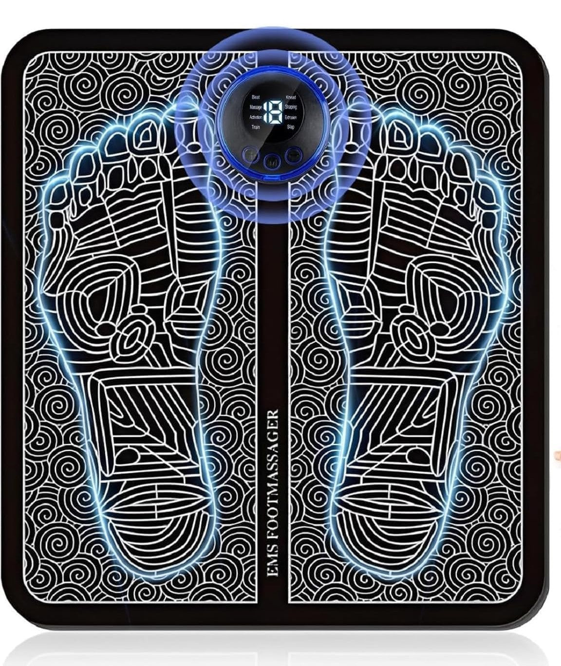 Striqlo Vibrating Bubble EMS Electric Foot Massager Pad – Physiotherapy Alternative for Pain Relief