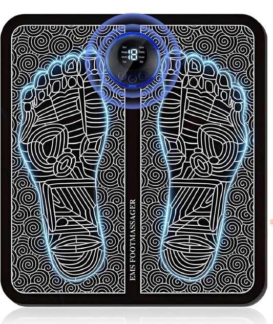 Striqlo Vibrating Bubble EMS Electric Foot Massager Pad – Physiotherapy Alternative for Pain Relief